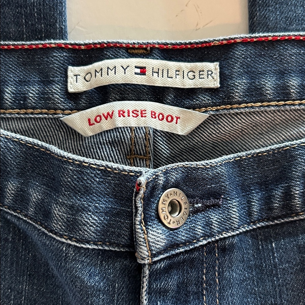 Tommy Hilfiger Low rise Bootcut Jeans classic denim size 14 - Picture 5 of 16